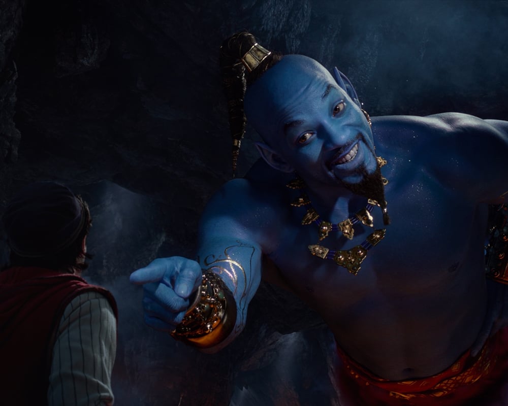 Will Smith as the Genie in Aladdin