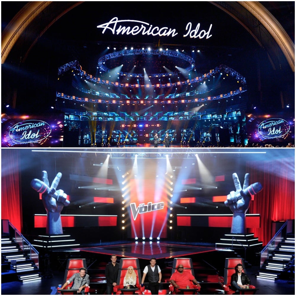 American Idol and The Voice