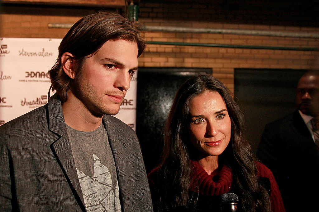 Ashton Kutcher and Demi Moore