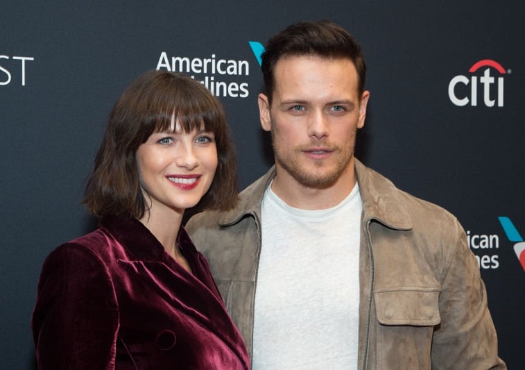 Caitriona Balfe and Sam Heughan