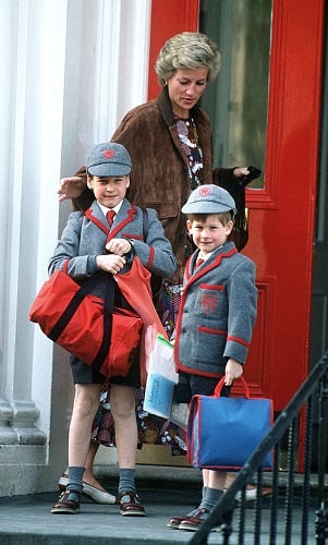 Princess Diana and her children