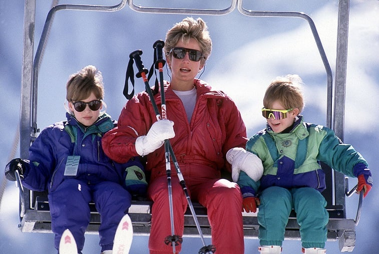 Princess Diana and her sons