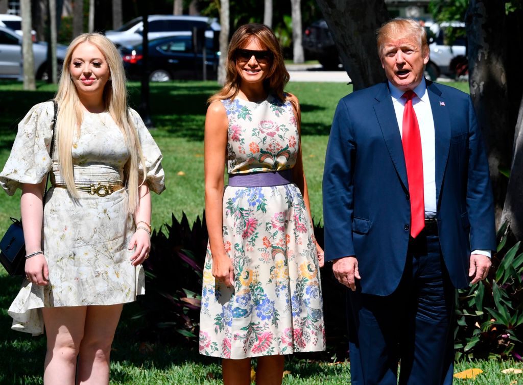President Donald Trump, Melania Trump and Tiffany Trump