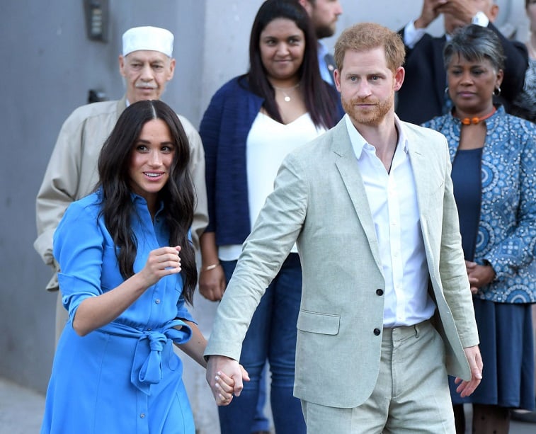 Prince Harry and Meghan Markle in Africa