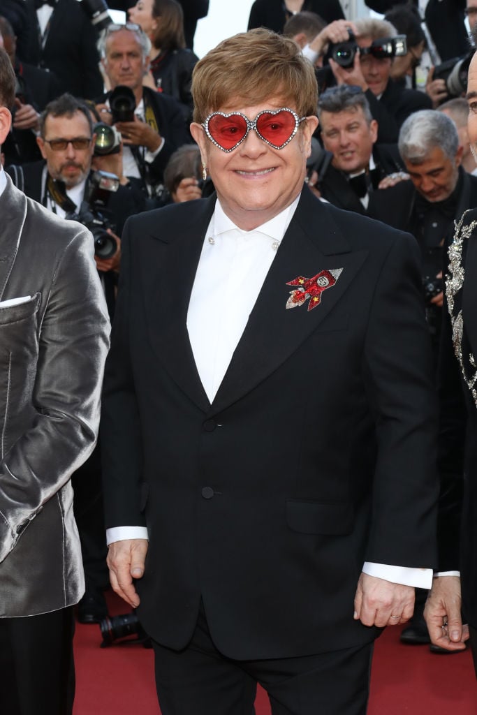 Elton John at the Cannes screening of Rocketman