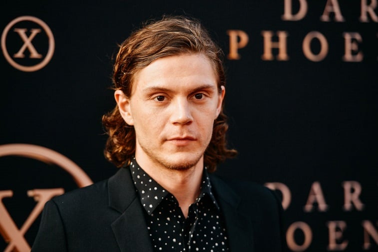 Evan Peters attends the premiere of 'Dark Phoenix'