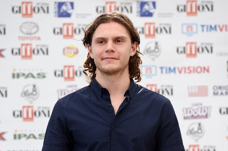 Evan Peters at a film festival