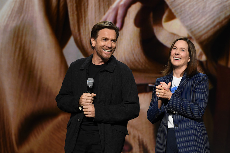 Ewan McGregor and Kathleen Kennedy