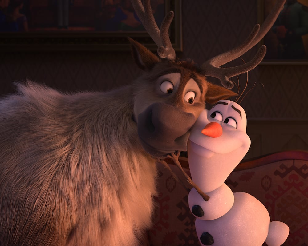 Olaf and Sven in Frozen II