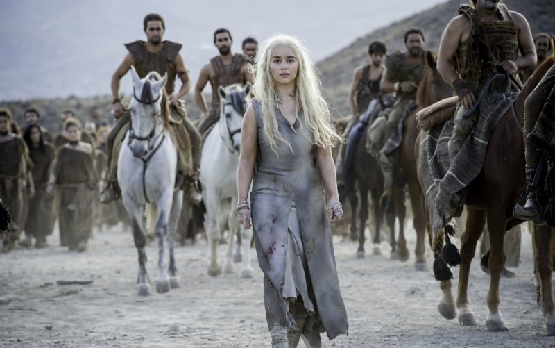 Emilia Clarke as Daenerys Targaryen in 'Game of Thrones'