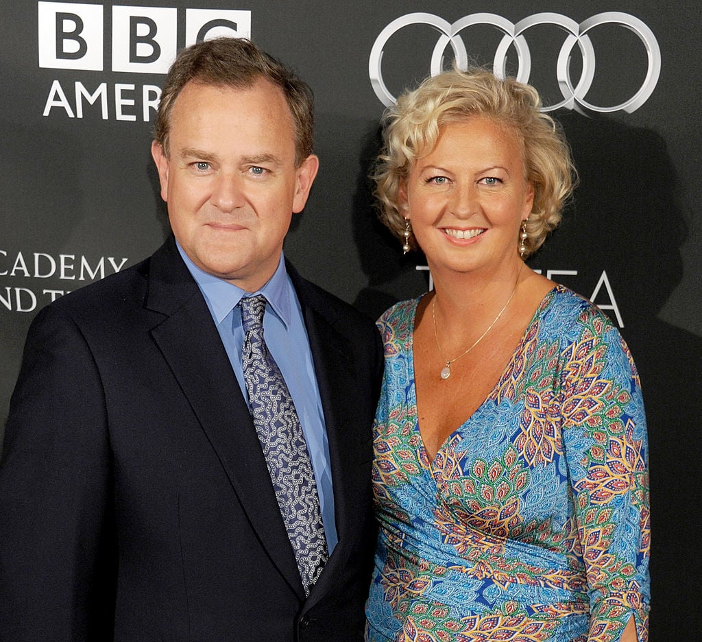 Hugh Bonneville and wife Lulu Williams