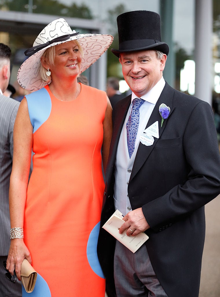Hugh Bonneville and wife, Lulu Williams