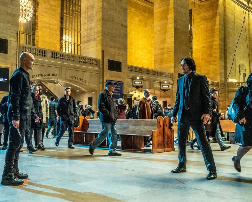 Mark Dacascos and Keanu Reeves in John Wick: Chapter 3 - Parabellum