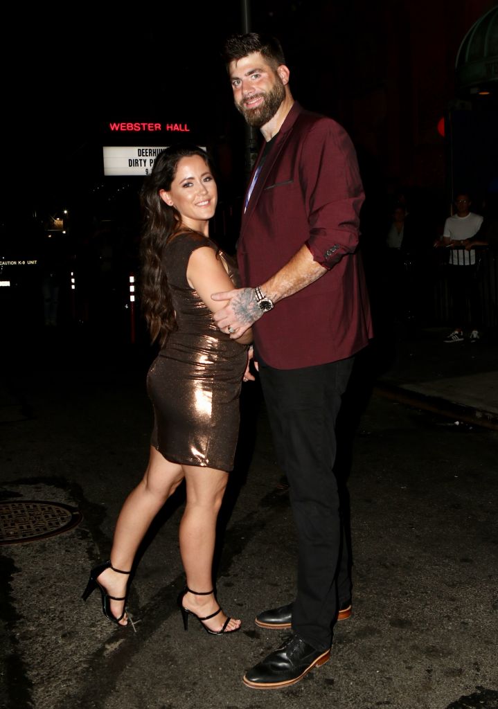 Jenelle Evans and David Eason are seen on September 11, 2019 in New York City.