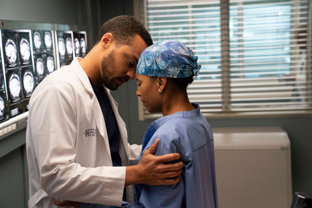 Jesse Williams and Kelly McCreary from "Grey's Anatomy"