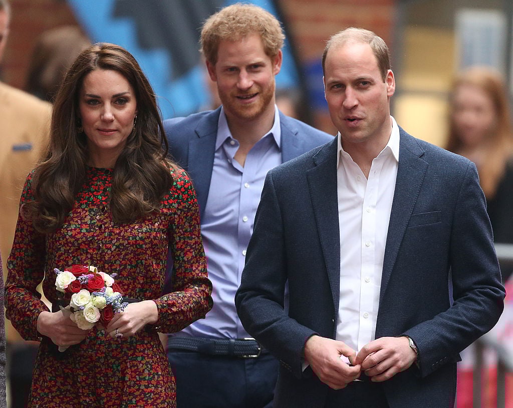 Prince William, Kate Middleton, and Prince Harry
