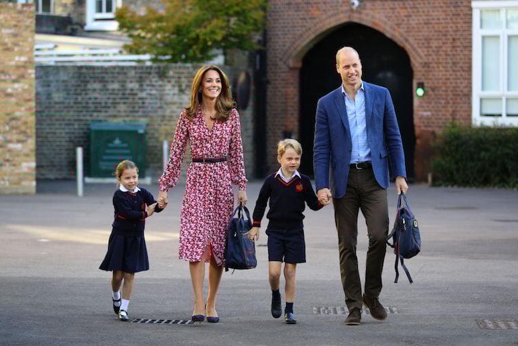 Kate Middleton, Prince William, Prince George, and Princess Charlotte