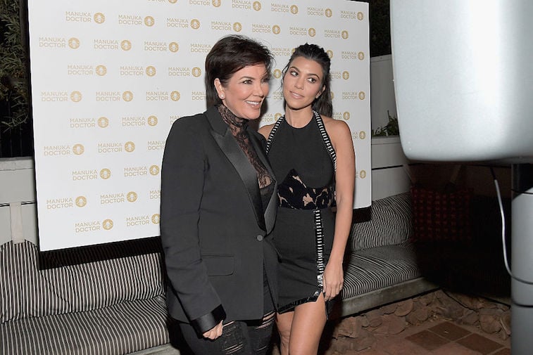 Kourtney Kardashian Kris Jenner