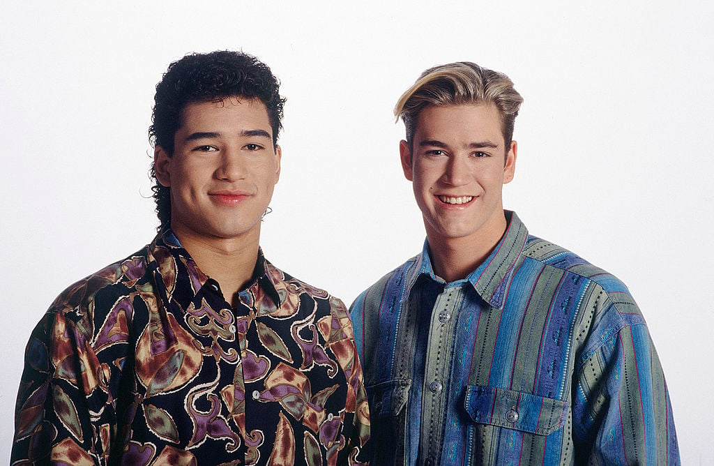 Mario Lopez as A.C. Slater, Mark-Paul Gosselaar as Zack Morris