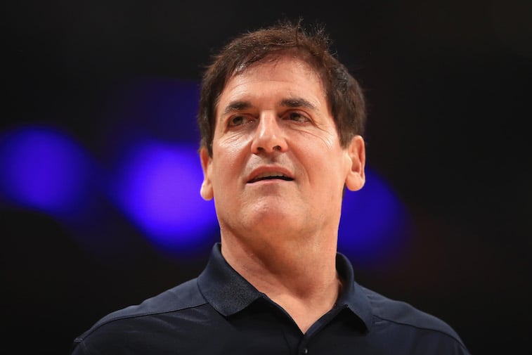 Mark Cuban at a basketball game