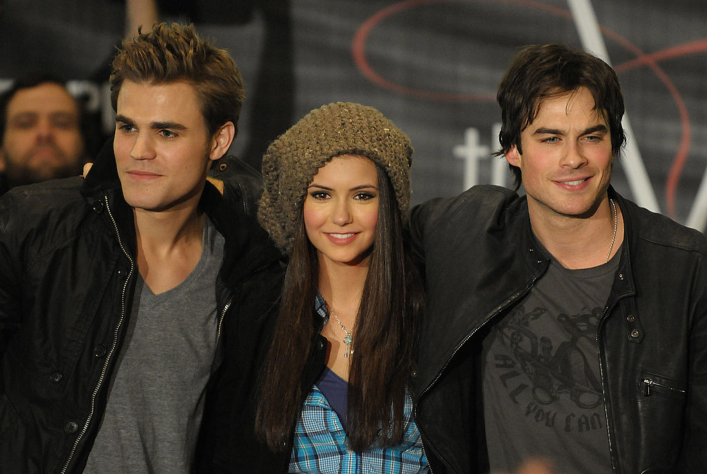 The Vampire Diaries cast (Paul Wesley, Nina Dobrev, Ian Somerhalder) in 2010