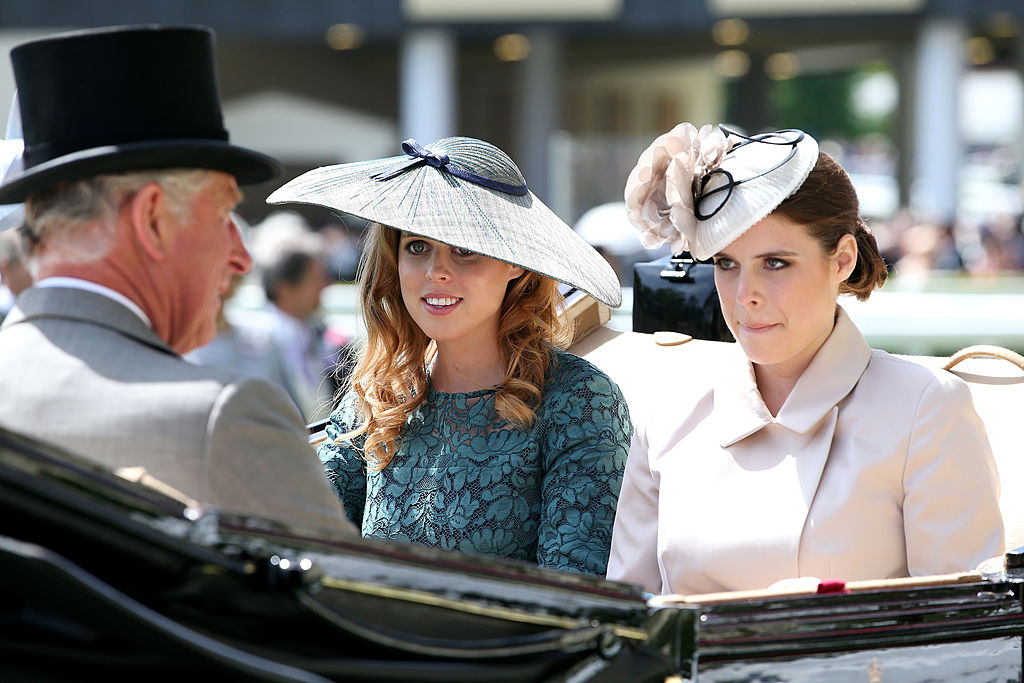 Prince Charles, Princess Beatrice, and Princess Eugenie