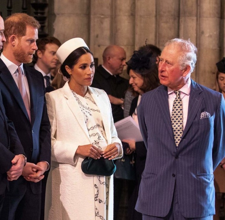 Prince Harry, Meghan Markle, and Prince Charles