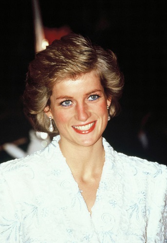 Princess Diana visiting France