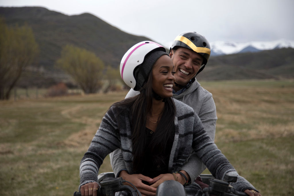 Rachel Lindsay and Dean Unglert