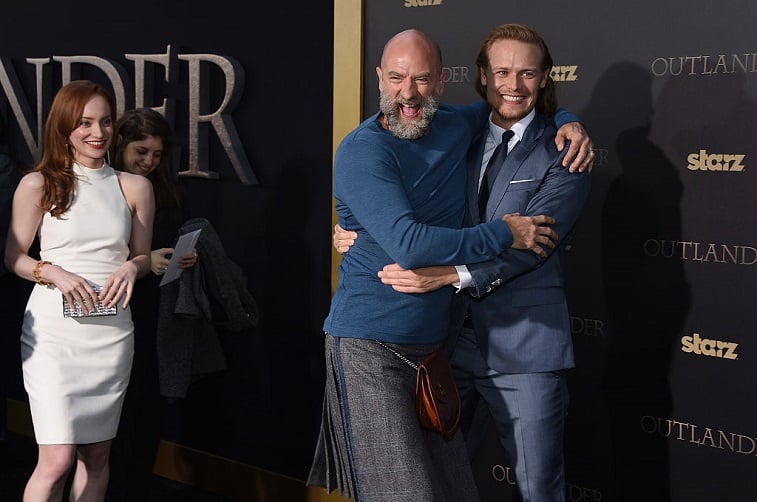 Lotte Verbeek, Graham McTavish, and Sam Heughan