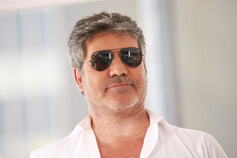 Simon Cowell wearing sunglasses