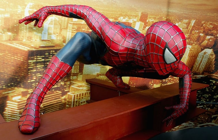 Spider-Man at Madame Tussauds