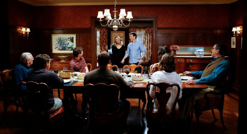 Will Estes and Vanessa Ray on set of 'Blue Bloods' | John Paul Filo/CBS via Getty Images