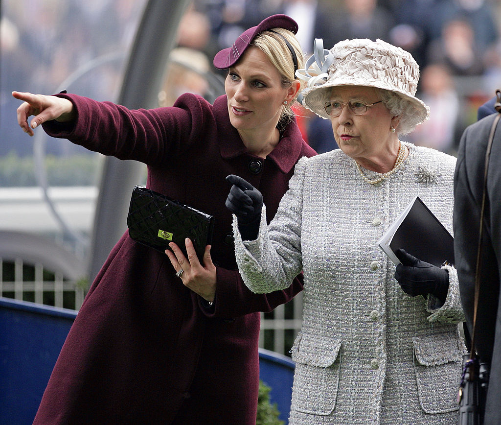 Zara Tindall and Queen Elizabeth II 