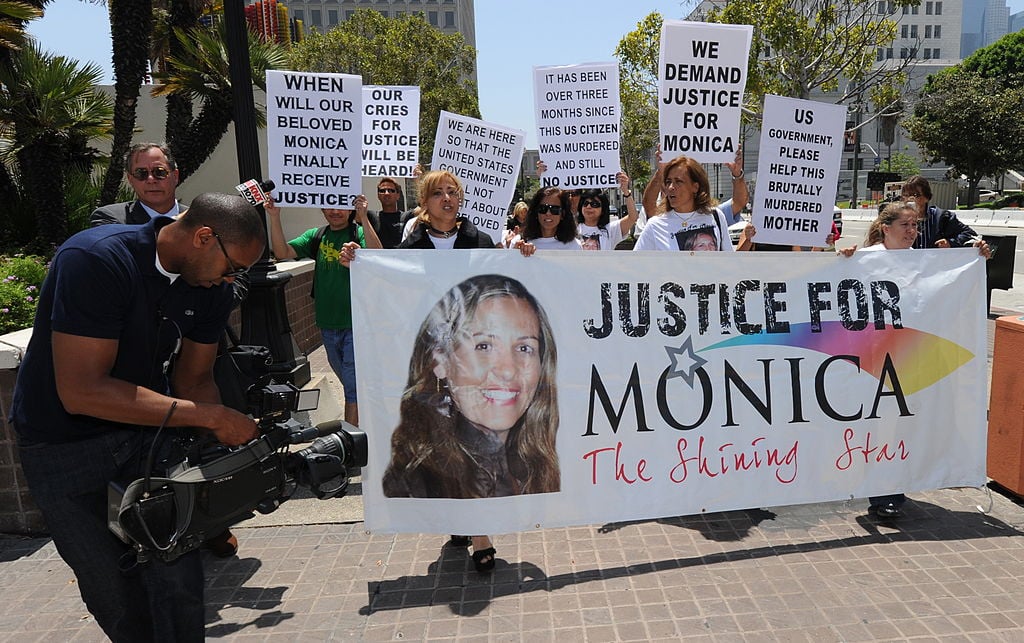A protest for Monica Beresford-Redman