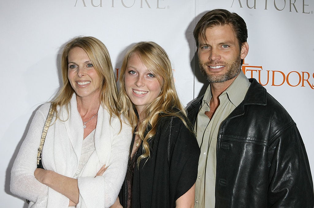 Casper Van Dien with Catherine Oxenberg and India Oxenberg