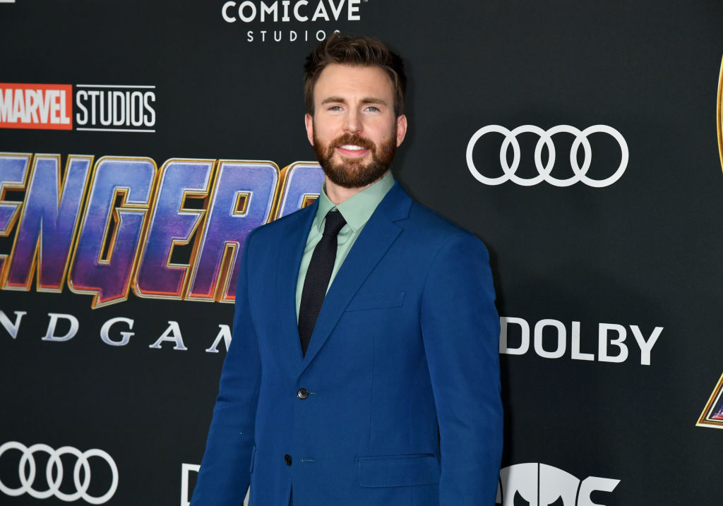 Chris Evans at the premiere of Avengers: Endgame on April 22, 2019