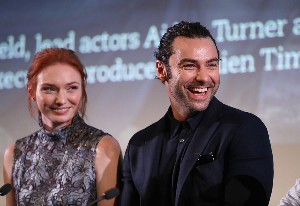 Aidan Turner and Eleanor Tomlinson