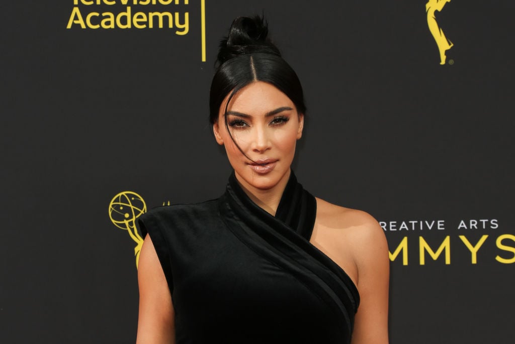 Kim Kardashian West attends the 2019 Creative Arts Emmy Awards.