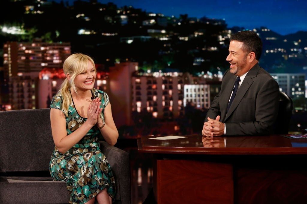 Kirsten Dunst on Jimmy Kimmel Live 