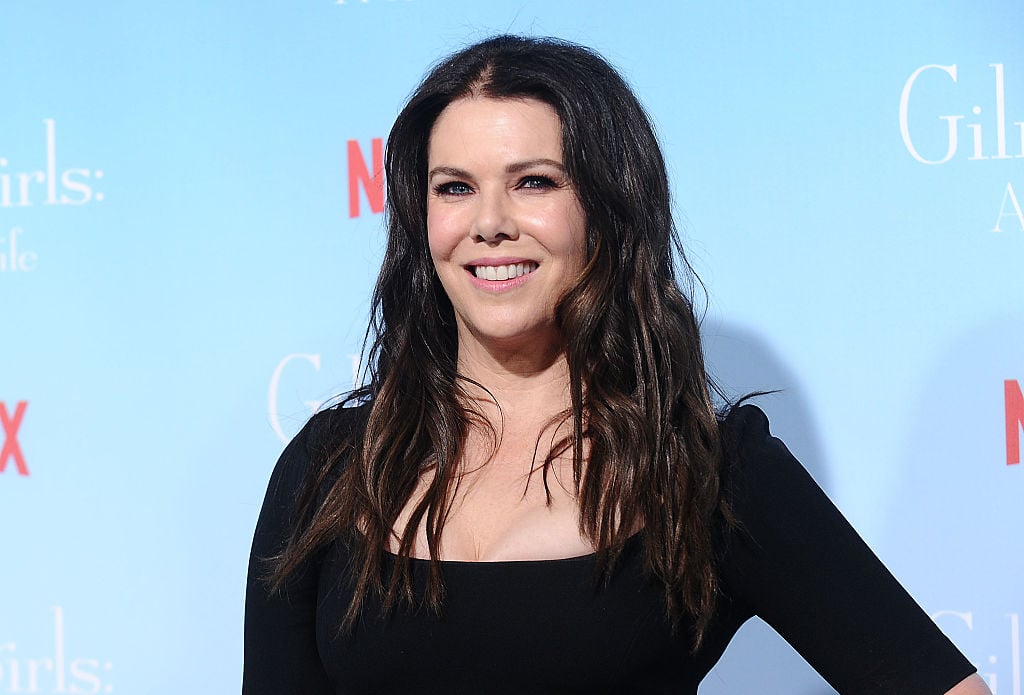 Actress Lauren Graham at a red carpet premiere