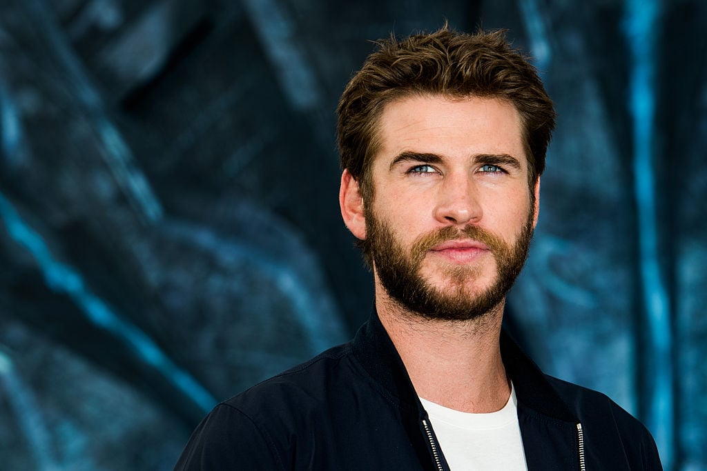 Liam Hemsworth at a promo photo call.