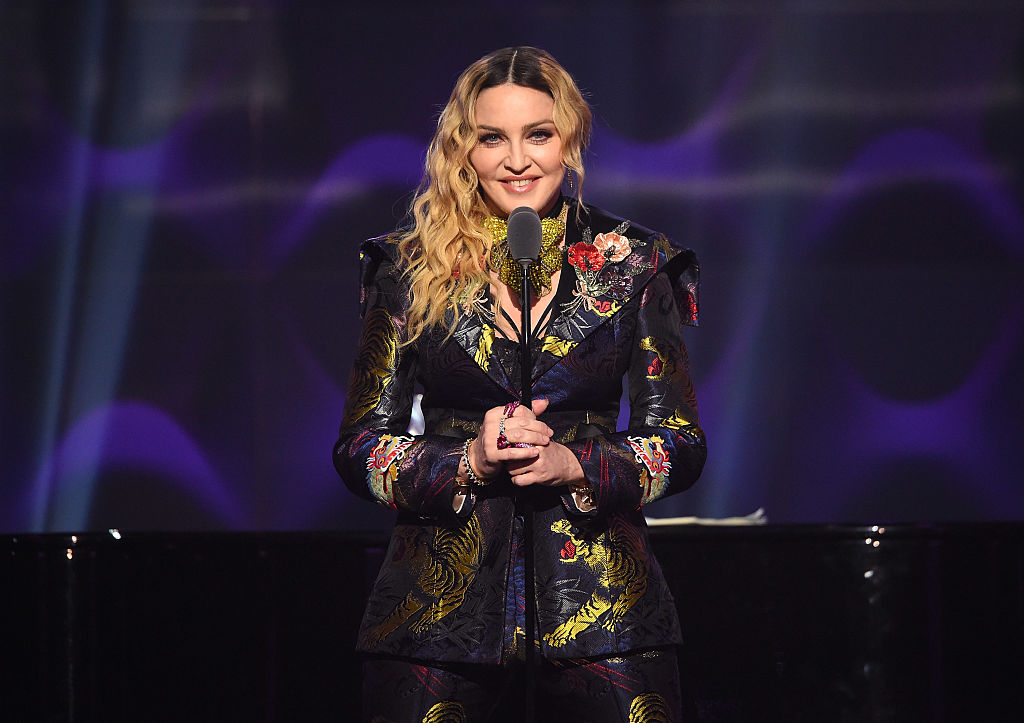 Madonna at the Billboard Women In Music 2016.