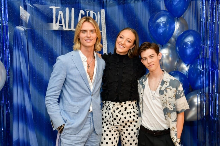 Luke Eisner, Ava Michelle, and Griffin Gluck from Netflix's 'Tall Girl'