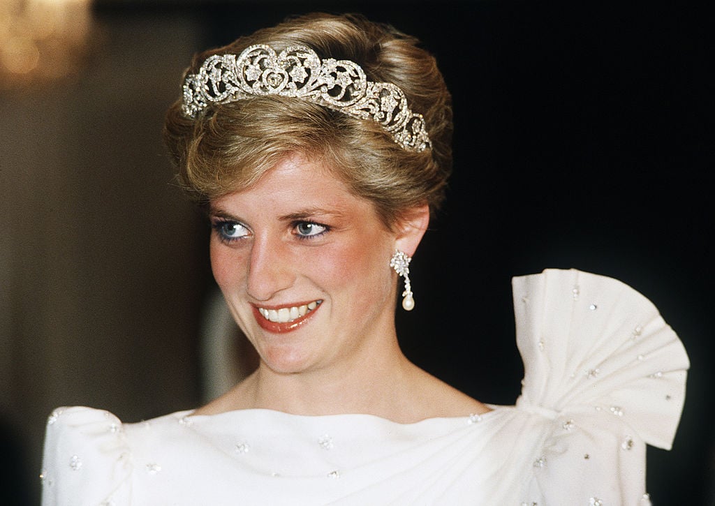 Princess Diana, Princess of Wales, in November 1986 during a visit of Bahrain.