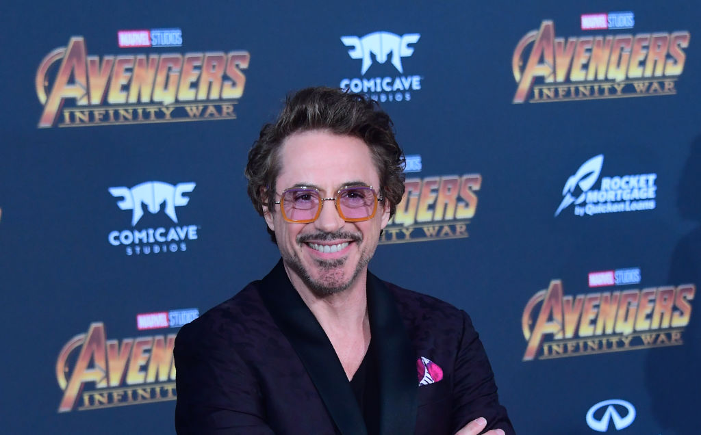 Robert Downey Jr at the world premiere of 'Avengers: Infinity War' in Hollywood.