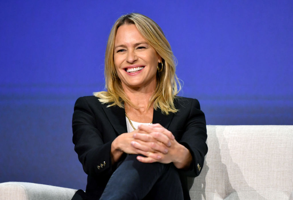 Robin Wright speaks onstage at the Netflix "House of Cards" FYSEE Event on June 04, 2019 in Los Angeles, California. 