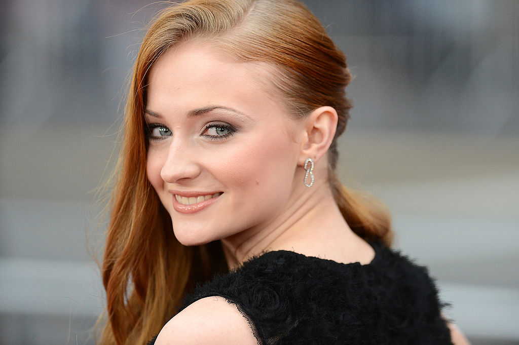 Sophie Turner at the Game of Thrones premiere.