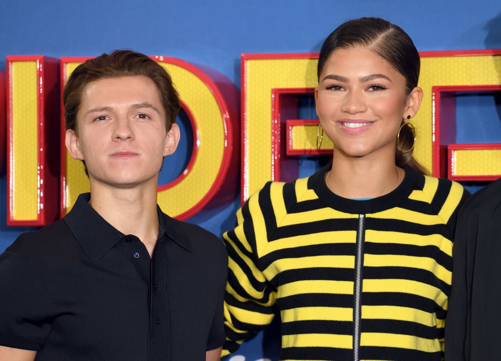 Tom Holland and Zendaya attend the "Spider-Man: Homecoming" photocall on June 15, 2017, in London, England.