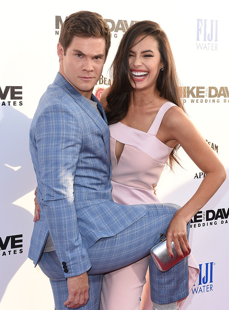 Adam DeVine and Chloe Bridges